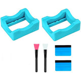 K Cup Cradle Tumbler With Built-In Slot Silicone Lake Blue For Crafts Use To Apply Vinyl Decals