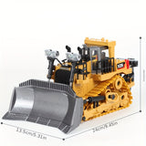 Children's Alloy Remote Control Excavator Simulation Digger Charging Model Remote Control Engineering Vehicle Model