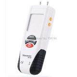 New HT-1891 Digital Manometer Air Pressure Meter Air Pressure Differential Gauge Kit 55H2O to +55H2O Data Hold Medidor Presion