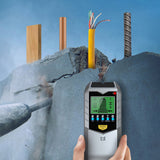 SH402 Stud Finder Sensor Wall Scanner 5 in 1 LCD Electronic Detector Edge Center Wood Current Metal AC Live Wires Detection