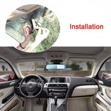 Video Recorder DVR Full Hd 1080p Reverse Image With Dual Lens Dash Cam Car Camera Mirror