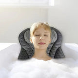 Cups Bathtub Z0f6 Suction Massage 1pc Back Spa Neck Spongy Bath Cushion 3d Tool With Relaxing Soft Pillow