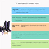 New Electric Massager Air Compression Blood Circulator Adjustable Leg Arm Wrap Calf Therapy Muscle Relax Massage hine