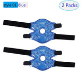 Medical Brace Ice Pack Hot Cold Therapy Flexible Gel Bead Reusable Foot Cooling Aid Sport Injury Pain Relief Ankle Support