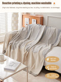 Geometric design high-end towel/double-sided anti-cat scratch towel/four-season sofa cover