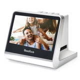Film and Slide Scanner for 135 Film(36*24mm)/126KPK /110 Film/Super8/ Monochrome/Slide to Digital JPEG Photos 5'' Screen 16GB