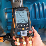 Testo 550s Intelligent Digital Display Refrigerant Meter with Bluetooth-compatible and Two-way Valve Group