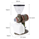 207N Bean Grinding hine Commercial Single Origin Hand-Poured Coffee Special Electric Grinder Ghost Tooth