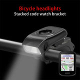 ESLNF Bicycle Mountain Bike Front Light GPS Computer Mount Multifunctional Waterproof USB Rechargeable Cycg Equipment