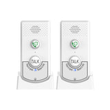 2 Pack Intercoms for Bidirectional Home - Ultra Long Distance Wireless Voice Interphone for Elderly Caller