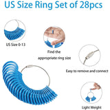 Size Measuring Tool Set, Mandrel Sizer Gauge, Sizing Stick And Ring Gauge For Finger Jewelry Making