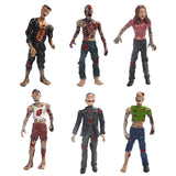 6Pcs/Lot 10CM The Walking Dead Toys Movie Characters Action Zombie Figures Kids Toy