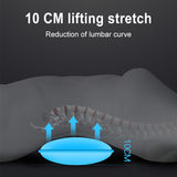 Electric Waist Massager with Airbag - Portable Lumbar Spine Back Body Massage. Vibration Relief and Health Traction Therapy