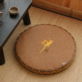 Naural Japanese-style tatami futon seat cushion round tea ceremony Zen floor Bay window mat