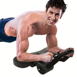 Multifunctional Flat Support Aid, Automatic Rebound Abdominal Exercise Wheel, Fitness Equipment