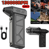 Mini Jet Air Blower 130000RPM Brushless Motor Adjustable wind speed Handheld Duct 52M/S Turbo Fan Cleaning Tool