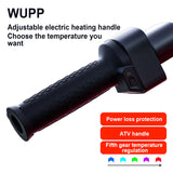 Motorcycle 7/8 Inch Motorbike Thermoplastic Handlebar Warmer Electric Hot Heated Warm Hand Grips