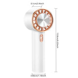 Handheld Air Cooler - Outdoor Portable with Semiconductor Refrigeration. 2200mAh Battery, USB Rechargeable Cold Fan