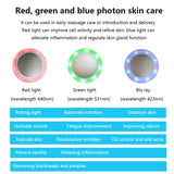 Portable Cryotherapy Hot Cold Hammer Face Skin Lifting Photon Acne Treatment Skin Beauty Massager Skin Rejuvenation Tightening