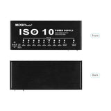 MOSKYAudio ISO-10 Portable Effect Power Supply Station 10 Isolated DC Outputs USB Output for 9V 12V 18V Guitar Effects