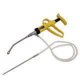 5ML Animal Continuous Syringe Veterinary Injection Feeding Gun On Cattle Sheep Goats Livestock Tool