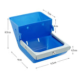 5PCS Rabbit Feeder Food Container Box Hopper Rabbit Cage Rex Rabbit Anti Pickling Feed Trough Feeders Automatic Farm