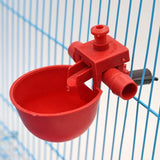 5Pcs Chicken Drinking Water Cups for Chicken Quail Coop  Drinker Bowl Automatic Poultry Coop Feeder Water Drinking Cups