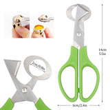 5Pcs Pigeon Quail Egg Scissor Bird Egg Cutter Opener Kitchen Tool Clipper Scissors Cracker Cigar Stainless Steel Blade