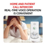 2 Pack Intercoms for Bidirectional Home - Ultra Long Distance Wireless Voice Interphone for Elderly Caller