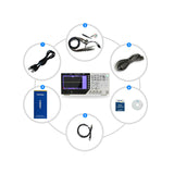 Hantek DSO4202S Digital Multimeter 200MHz 2CH Oscilloscope USB Benchtop osciloscopio Arbitrary Waveform Generator Logic Analyzer