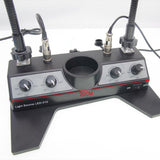 4 IN 1 Microscope Illuminator Set Stage 80 LED Ring 2 Gooseneck Lamp 6W + Bottom Base Light (110-240V AC Input)