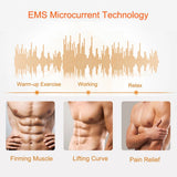 Skinny bag body rechargeable pulse micro-current slimming abdomen waist massager massage belt