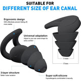 Portable Anti Silicone Earplugs Waterproof Swims Ear Plugs Sleep Diving Softs Comfort Canceling Noise Reduction Soundproof