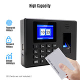 Intelligent Fingerprint Attendance hine Fingerprint/Password with 2.4'' Display Screen Time Clock Employee Checking-in
