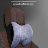 Car headrest protects cervical vertebrae for safe driving