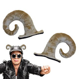 Safety Hat Headpiece Motorcycle Small Devil Horns Stylish Modification Accessories Multi-Purpose Bicycles