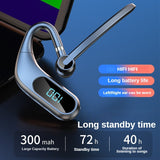 Kj12 Bluetooth Headset Digital Power Display Clear Sound Quality Long Battery Life Business Headset In-ear Comfortable