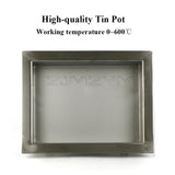 CM-200S Lead-free solder pot Digital display 1500w melt 11.3KG temperature adjustable Melting furnace square tin stove
