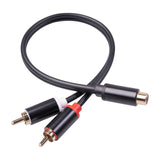 RCA Cable 2 RCA Male To 1 RCA Female Adapter Audio Cable Aux Cable For Iphone Edifer Home Theater DVD VCD Headphones