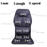 Electric neck Massager Back massage Chair Cushion Seat hine 9 motor Vibrator Home Car Office Lumbar Waist Pain Relief Pad Mat