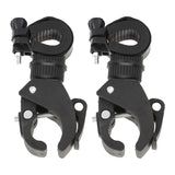 2 Sets 360 Degrees Rotating Crutch Stick Bracket Accessories for Wheelchair Walking Cane Holder