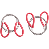 Cutters 4 Pcs Stainless Steel Cable Saw, Metal Wire Hand Pocket String Rope Saw PVC Pipe Cutting Tool for Wood