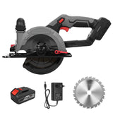 6 Inch Electric 21V 6800RPM Brushless Motor Compact Circular Tile with 24T Saw Blades for Wood Soft Metal