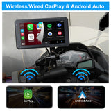 Motorcycle Navigator Gps 5.98 Inch 1000nit Screen Ipx7 Waterproof Support Wireless Carplay Android Auto with Anti-Theft Bracket