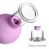 Rubber Face Massager Vacuum Eye Skin Lifting Facial Cups Anti Cellulite Jar Anti-Wrinkle Cupping Therapy Beauty Tool