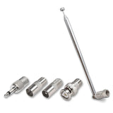 1Set Rod 3.5Mm Adapter FM Radio Antenna Replacement Telescc F Type Male Plug Connector AV Stereo Receiver