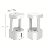 1pc, 19.61oz Anti-gravity Water Drop Humidifier, 2 Mode 4H Power Off Protection Suspended Water Drop Ultrasonic Cold Fogger Machine Holiday Cool Gift,  Home Decor Room Decor Back To School Supplies Winter Essential