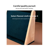 Stand Wooden Necklace Holder Pendant Organizer Jewelry Display for Countertop with Dark Green Veet