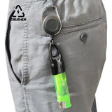 CRUSHER Prevent Loss Pull Out Protective Cover Retractable Clip Key Chain Lighter Holder Leash Smoking Pipes Accessories