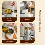 1pc, Deep Fry Delicious Meals With This Japanese Tempura Frying Pot - Perfect For French Fries, Chicken & More!